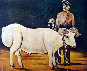 Niko Pirosmanashvili A Ram oil painting image